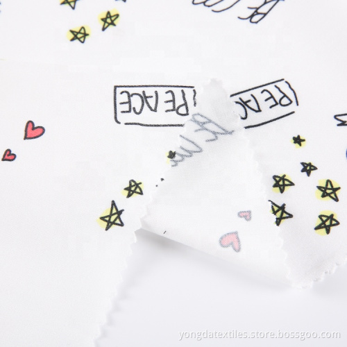 White Woven Challis Textile Printing 100% Rayon Fabric